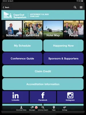 HMP Conferences android App screenshot 2