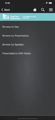 HMP Conferences android App screenshot 7